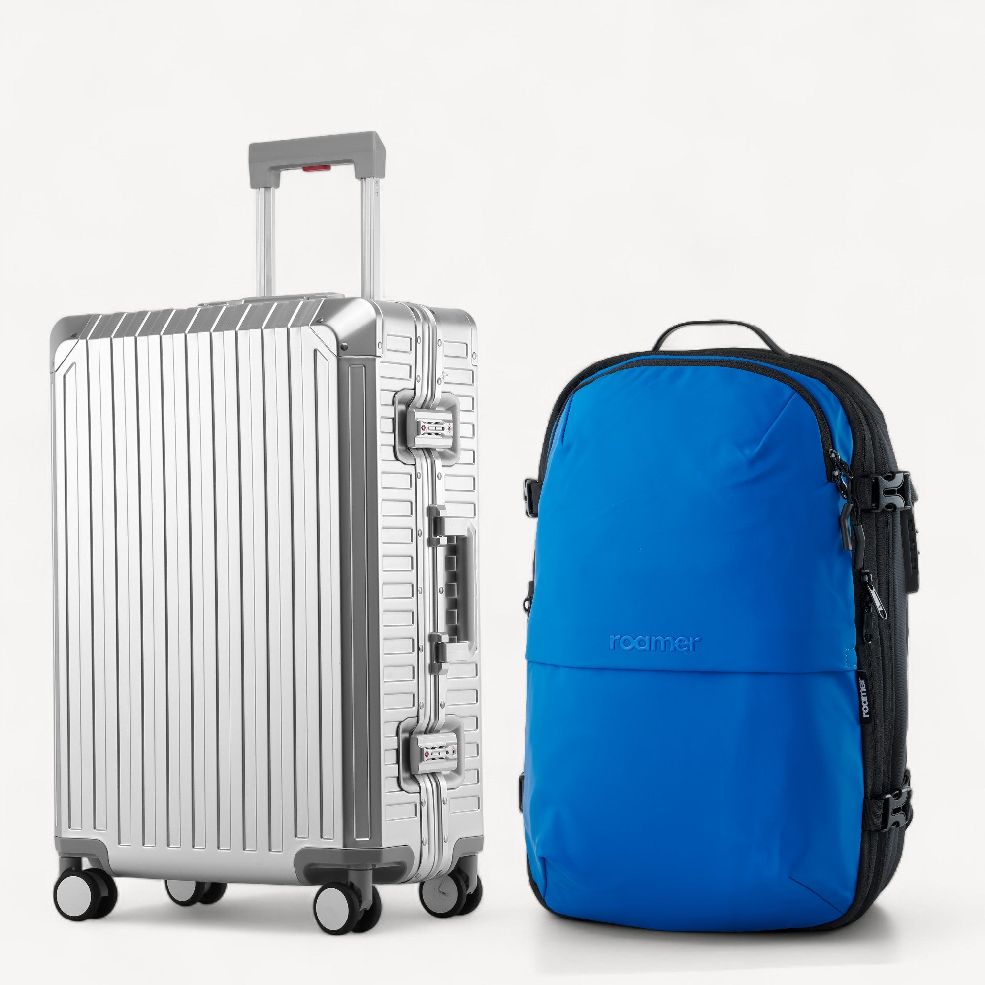 Signatur Bundle – Vacuum Rygsæk + Alu Kabinekuffert