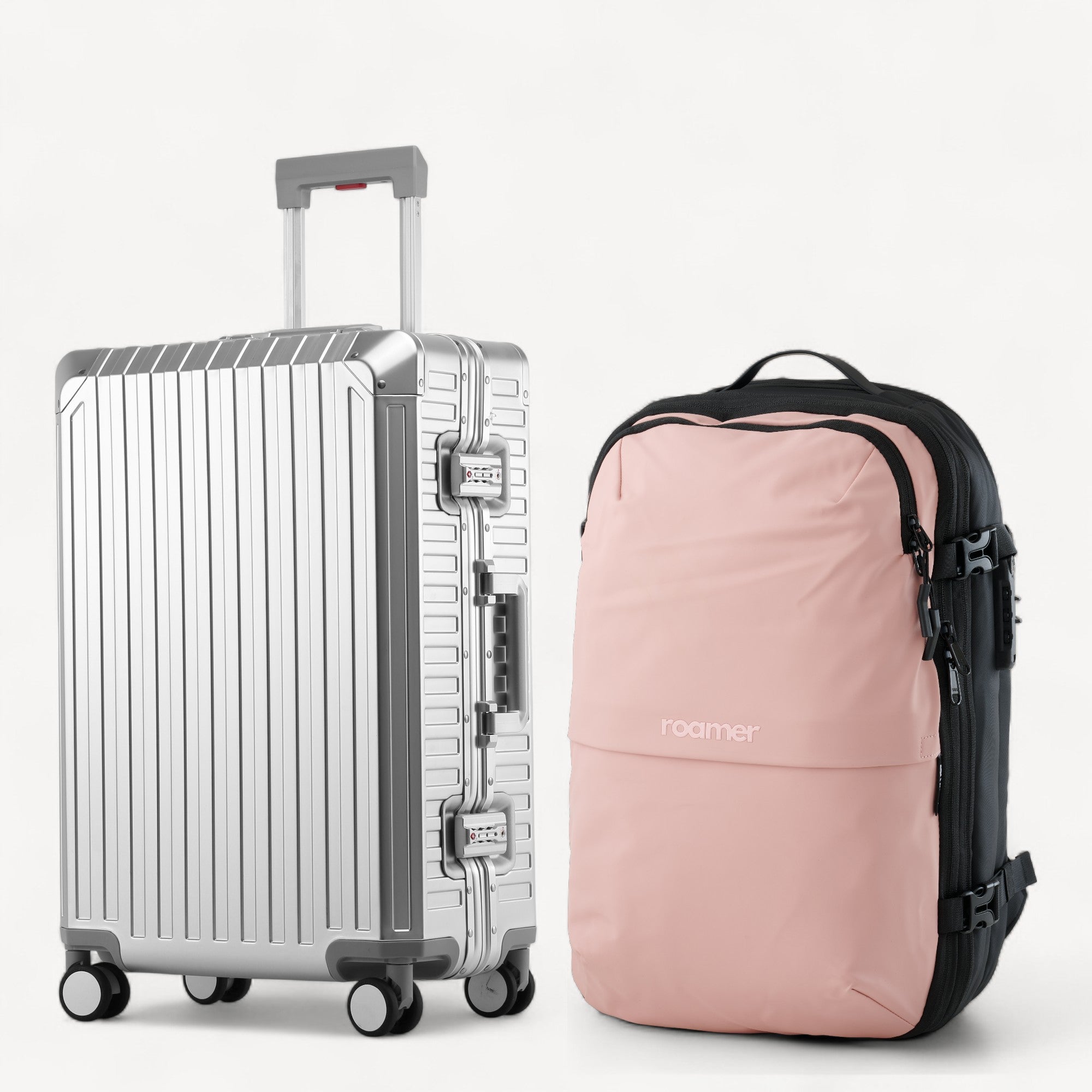 Signatur Bundle – Vacuum Rygsæk + Alu Kabinekuffert