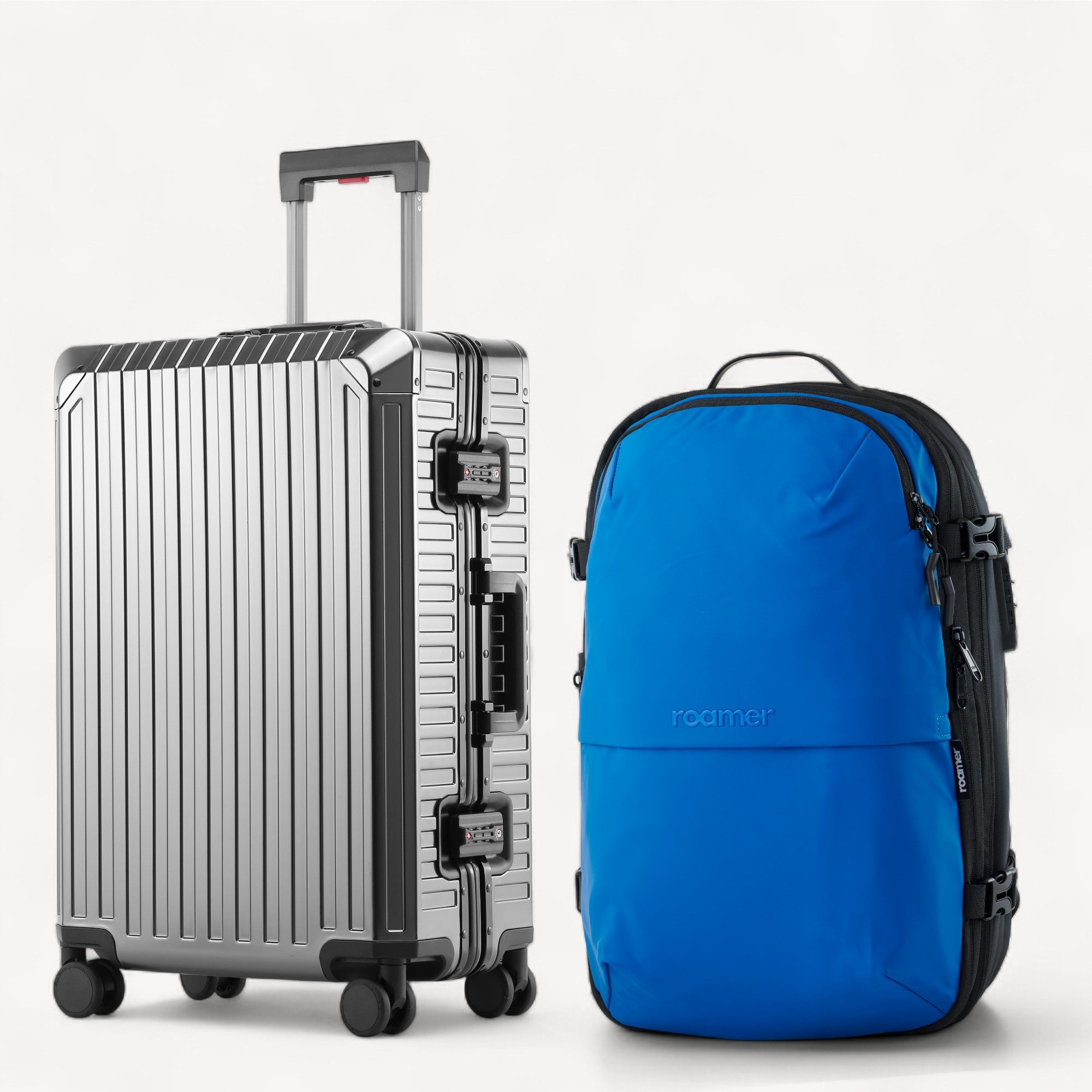 Signatur Bundle – Vacuum Rygsæk + Alu Kabinekuffert