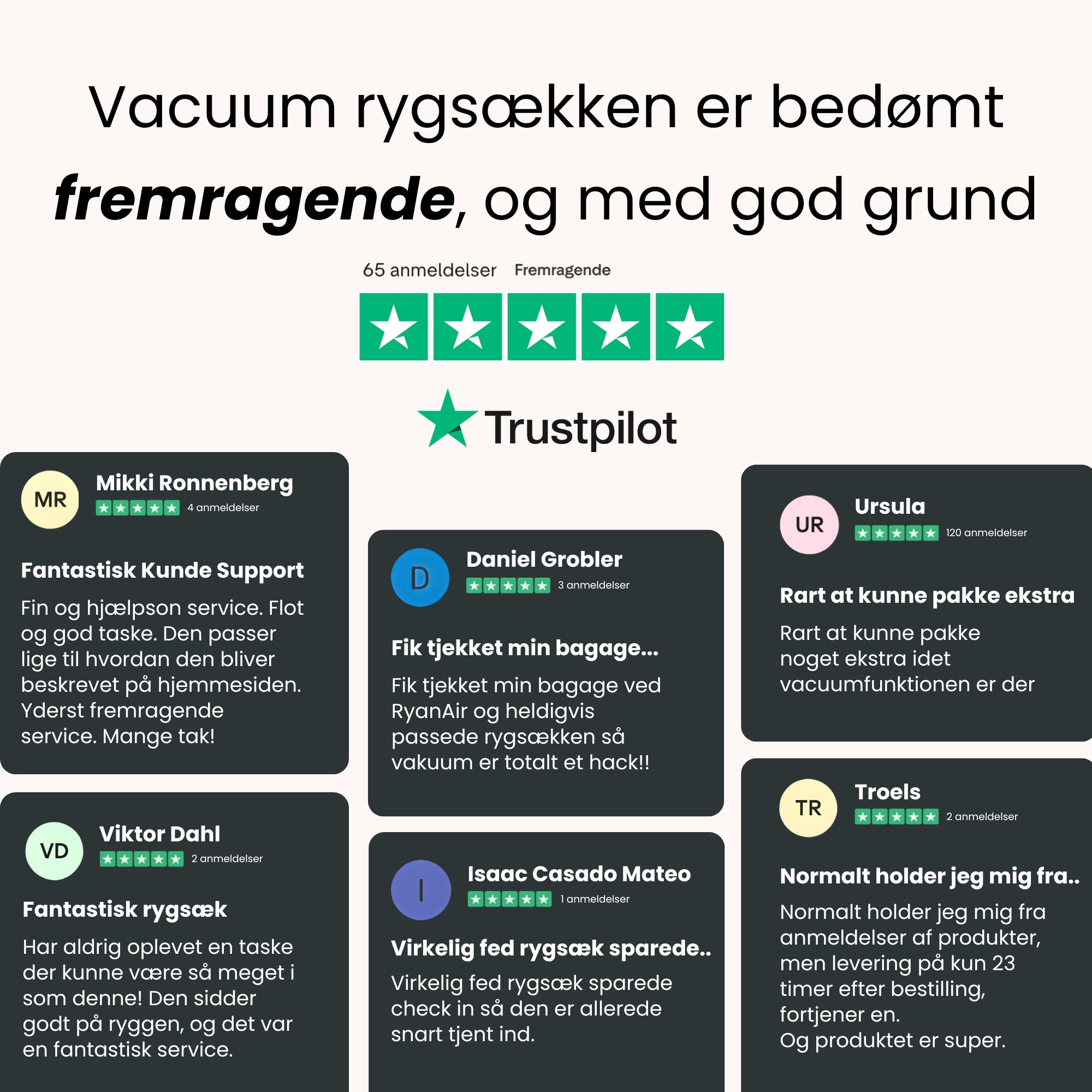 Vacuum Rygsæk Bundle + 2 Pumper