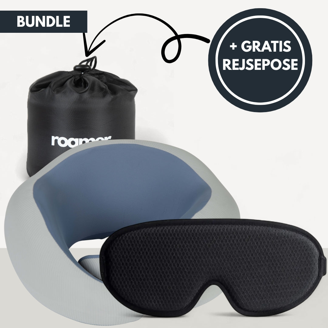 Comfort Bundle - Nakkestøtte og sovemaske