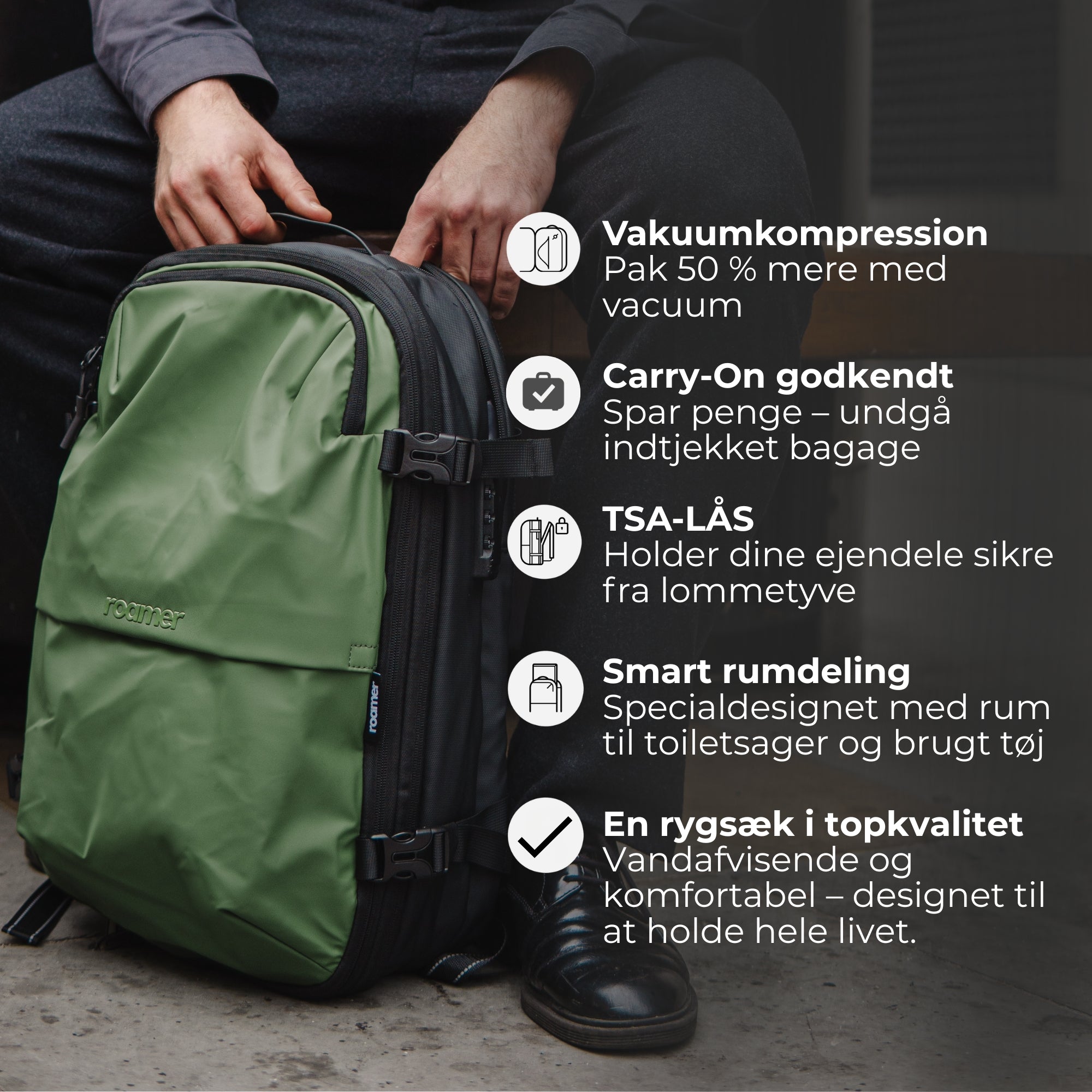 Vacuum Rygsæk Bundle + 2 Pumper