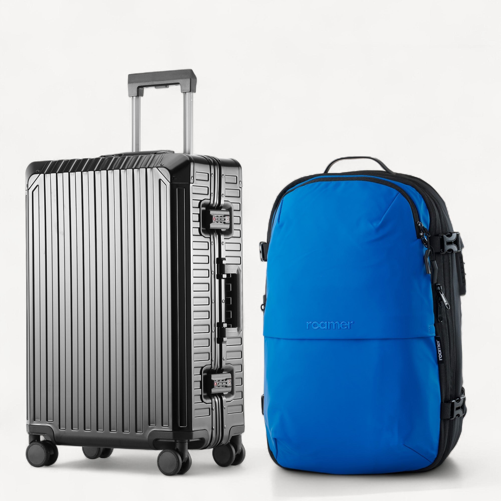 Signatur Bundle – Vacuum Rygsæk + Alu Kabinekuffert